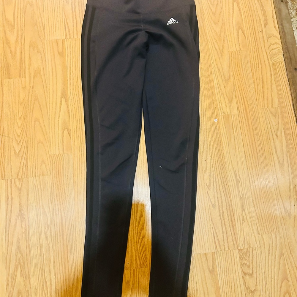 Adidas Black Athletic Bottoms sz S
